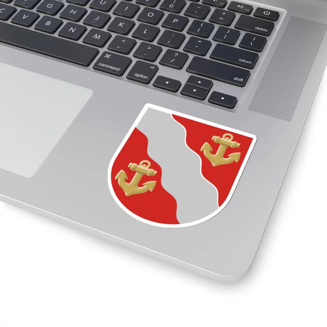 Kustavi vaakuna (Finland) (Coat of Arms) STICKER Vinyl Kiss-Cut Decal - The Sticker Space