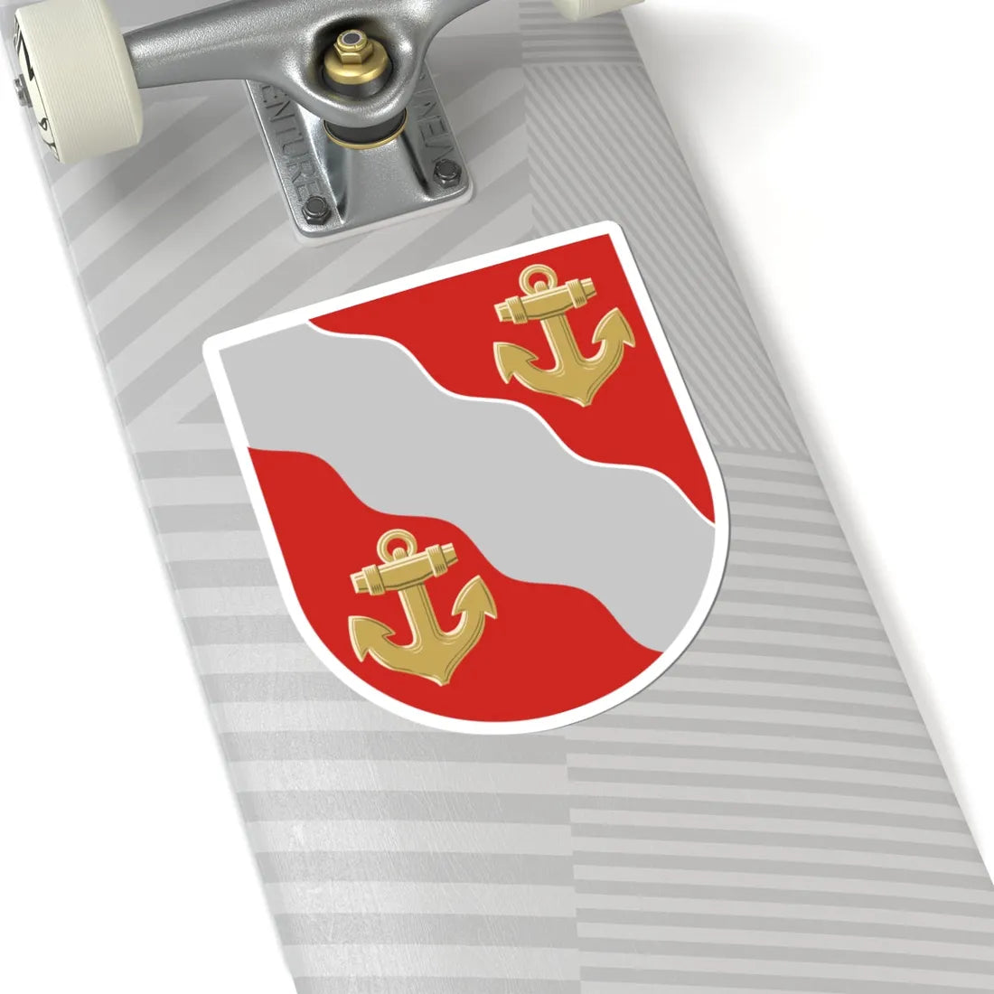 Kustavi vaakuna (Finland) (Coat of Arms) STICKER Vinyl Kiss-Cut Decal - The Sticker Space