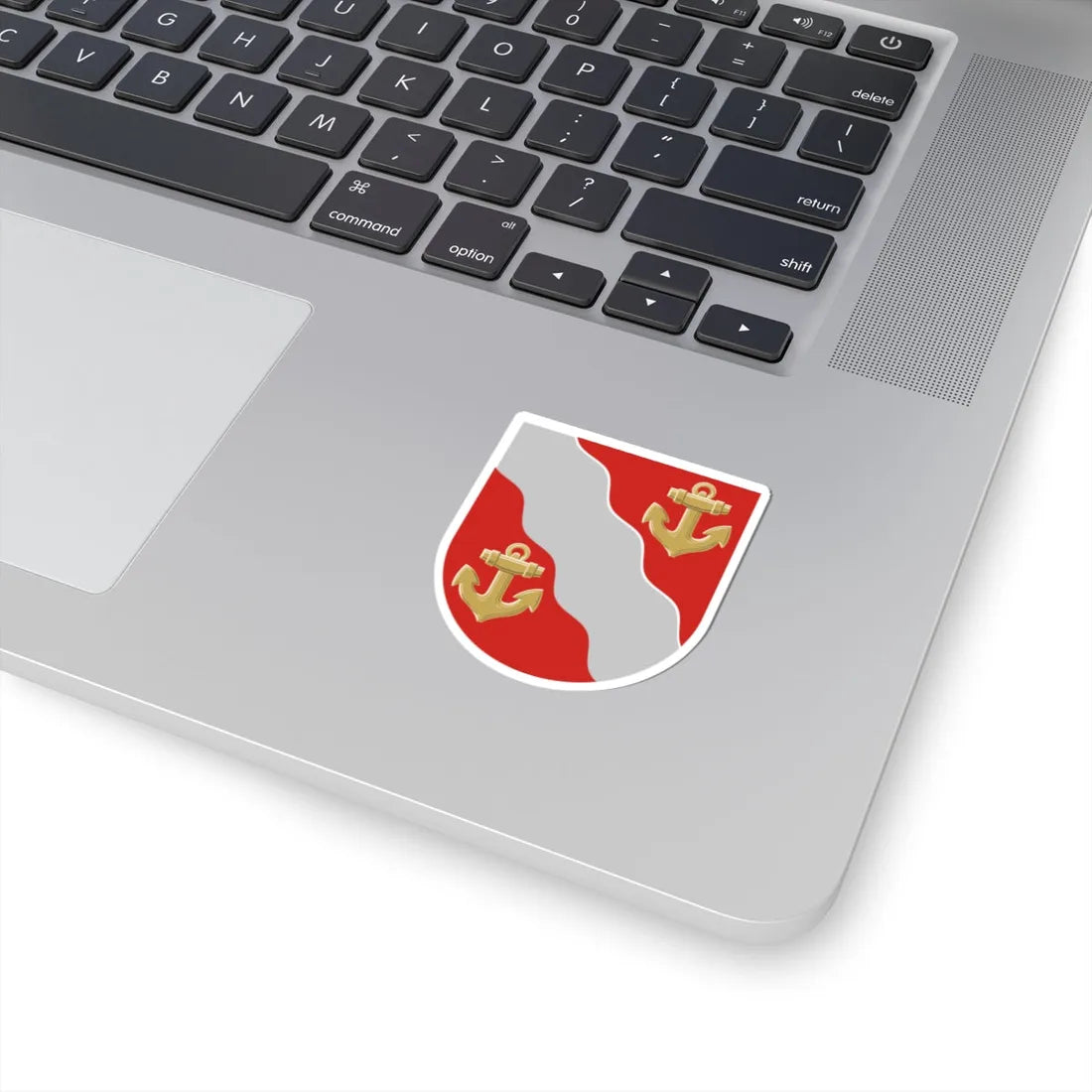 Kustavi vaakuna (Finland) (Coat of Arms) STICKER Vinyl Kiss-Cut Decal - The Sticker Space