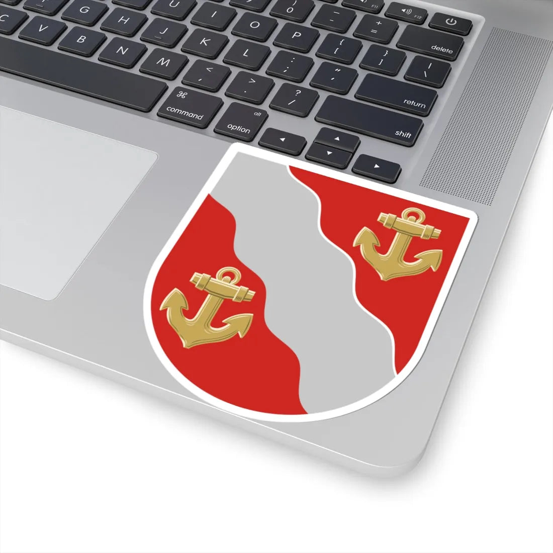 Kustavi vaakuna (Finland) (Coat of Arms) STICKER Vinyl Kiss-Cut Decal - The Sticker Space