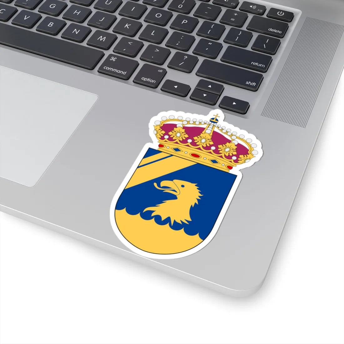 Kustbevakningen vapen (Sweden) (Coat of Arms) STICKER Vinyl Kiss-Cut Decal - The Sticker Space