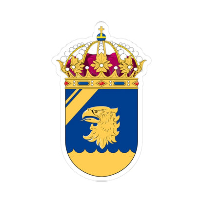 Kustbevakningens vapen (Sweden) (Coat of Arms) STICKER Vinyl Kiss-Cut Decal 3 Inch White - The Sticker Space