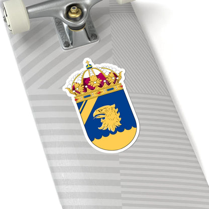 Kustbevakningens vapen (Sweden) (Coat of Arms) STICKER Vinyl Kiss-Cut Decal - The Sticker Space