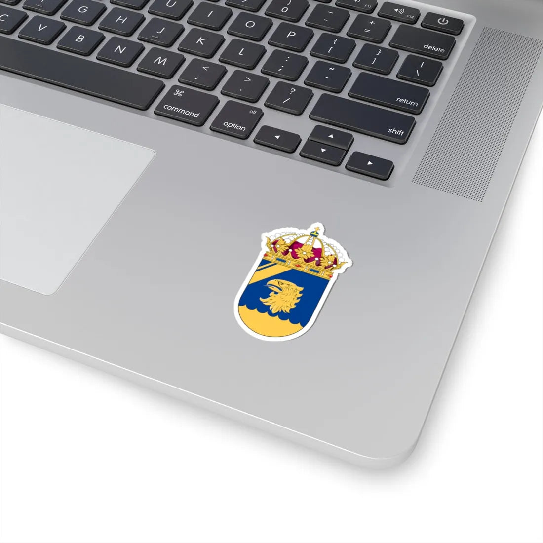 Kustbevakningens vapen (Sweden) (Coat of Arms) STICKER Vinyl Kiss-Cut Decal - The Sticker Space