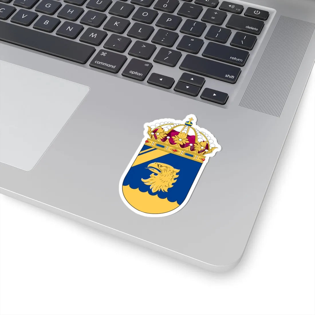 Kustbevakningens vapen (Sweden) (Coat of Arms) STICKER Vinyl Kiss-Cut Decal - The Sticker Space