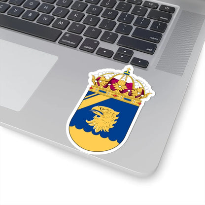 Kustbevakningens vapen (Sweden) (Coat of Arms) STICKER Vinyl Kiss-Cut Decal - The Sticker Space