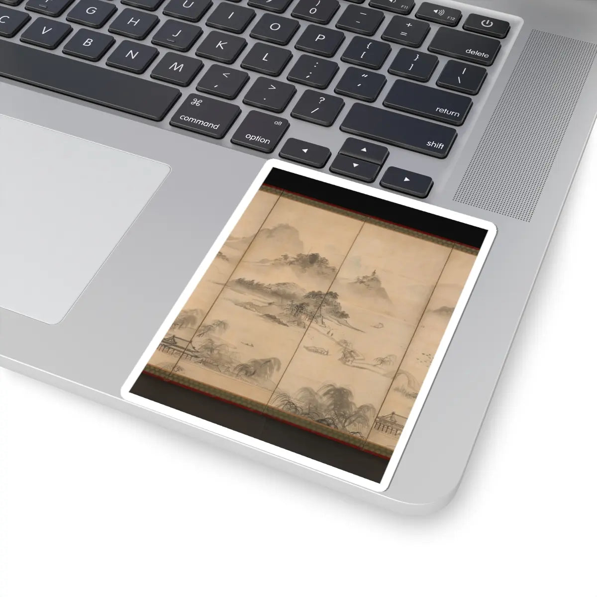Kusumi Morikage - View of West Lake - mid- to late 17th century v4 - STICKER Vinyl Kiss-Cut Decal
