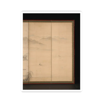 Kusumi Morikage - View of West Lake - mid- to late 17th century v6 - STICKER Vinyl Kiss-Cut Decal