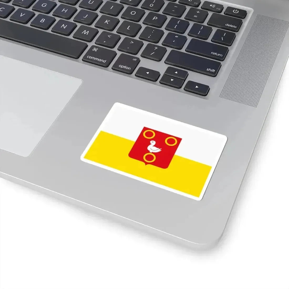 Kuurne vlag (Belgium) STICKER Vinyl Kiss-Cut Decal - The Sticker Space