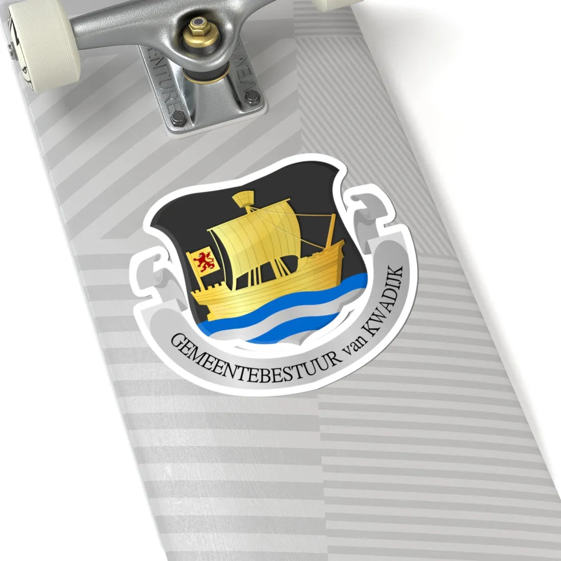 Kwadijk wapen (Netherlands) (Coat of Arms) STICKER Vinyl Kiss-Cut Decal - The Sticker Space