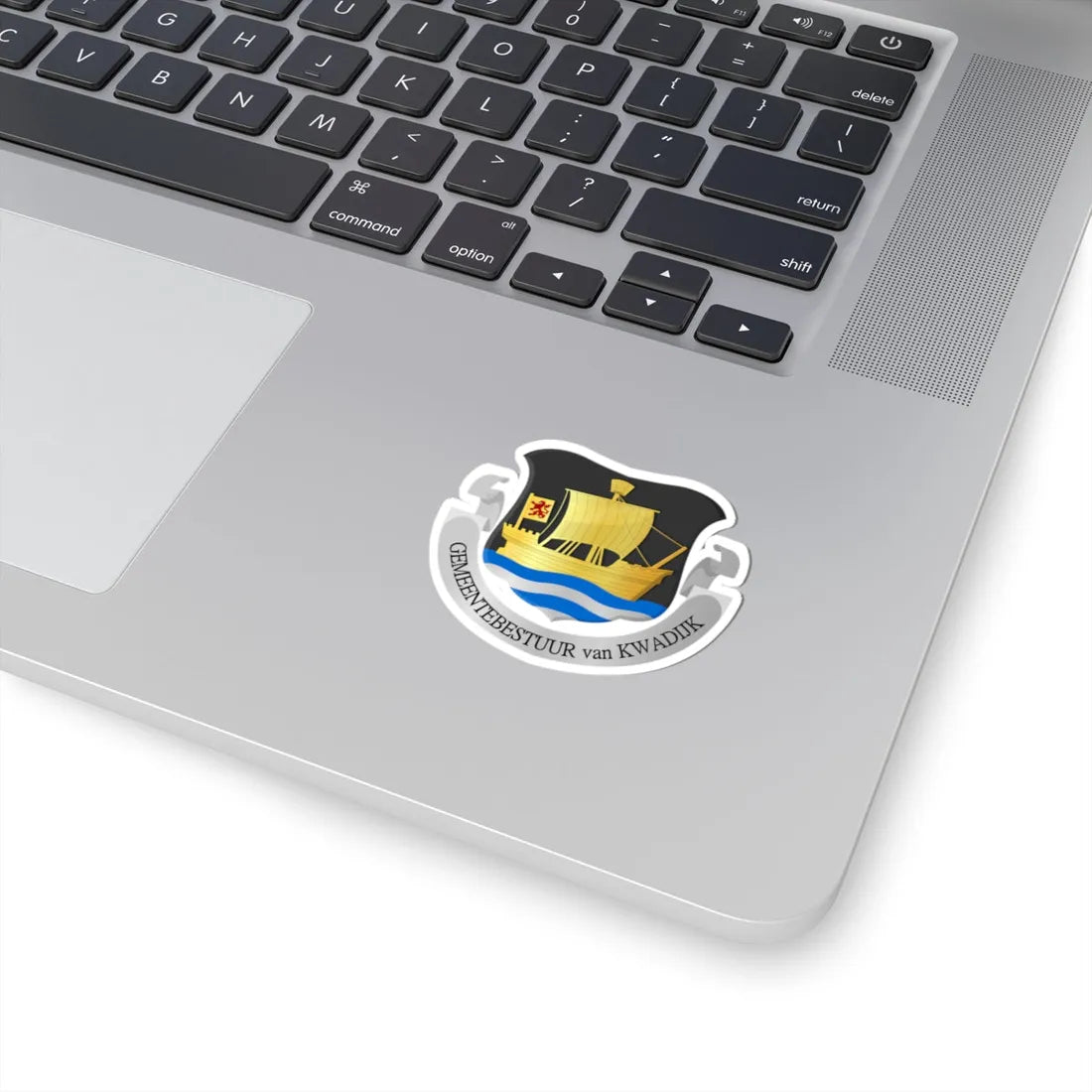 Kwadijk wapen (Netherlands) (Coat of Arms) STICKER Vinyl Kiss-Cut Decal - The Sticker Space