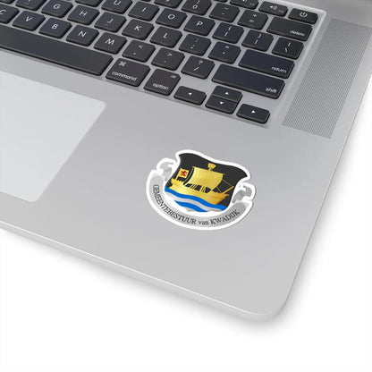 Kwadijk wapen (Netherlands) (Coat of Arms) STICKER Vinyl Kiss-Cut Decal - The Sticker Space