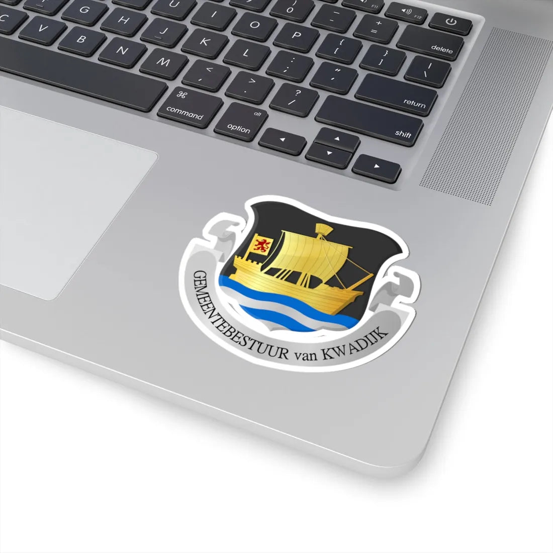 Kwadijk wapen (Netherlands) (Coat of Arms) STICKER Vinyl Kiss-Cut Decal - The Sticker Space