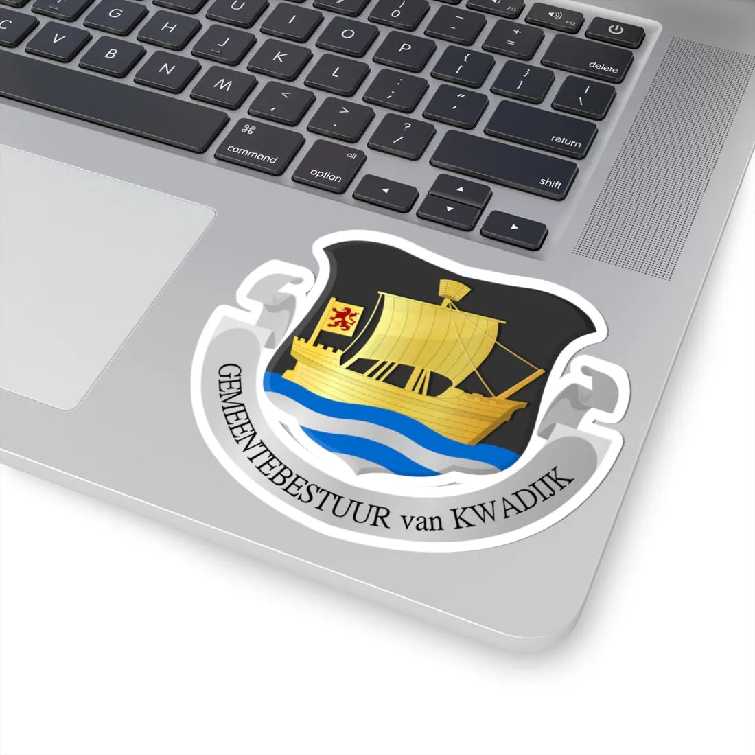 Kwadijk wapen (Netherlands) (Coat of Arms) STICKER Vinyl Kiss-Cut Decal - The Sticker Space