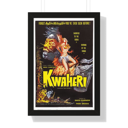 KWAHERI 1964 - Framed Movie Poster-16″ x 24″-The Sticker Space