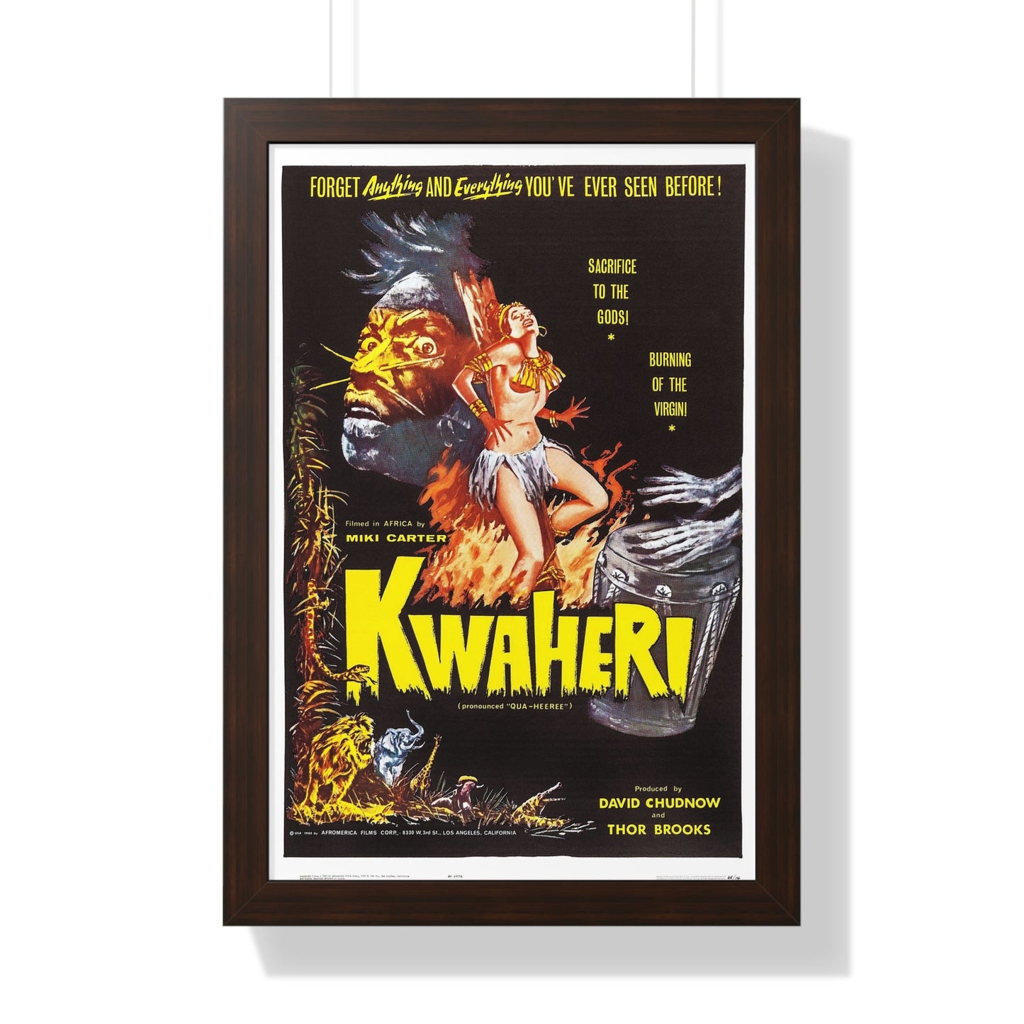 KWAHERI 1964 - Framed Movie Poster-16″ x 24″-The Sticker Space