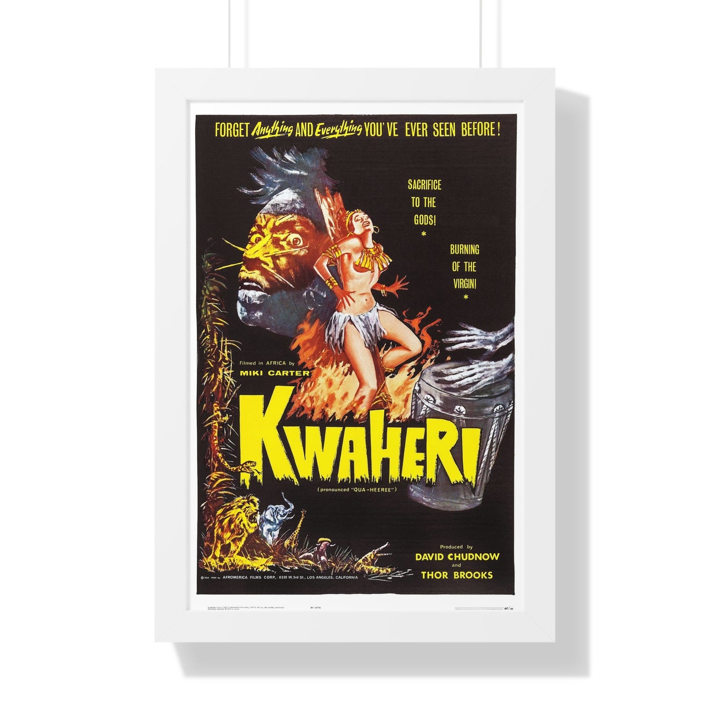 KWAHERI 1964 - Framed Movie Poster-16″ x 24″-The Sticker Space