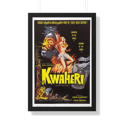 KWAHERI 1964 - Framed Movie Poster-20" x 30"-The Sticker Space