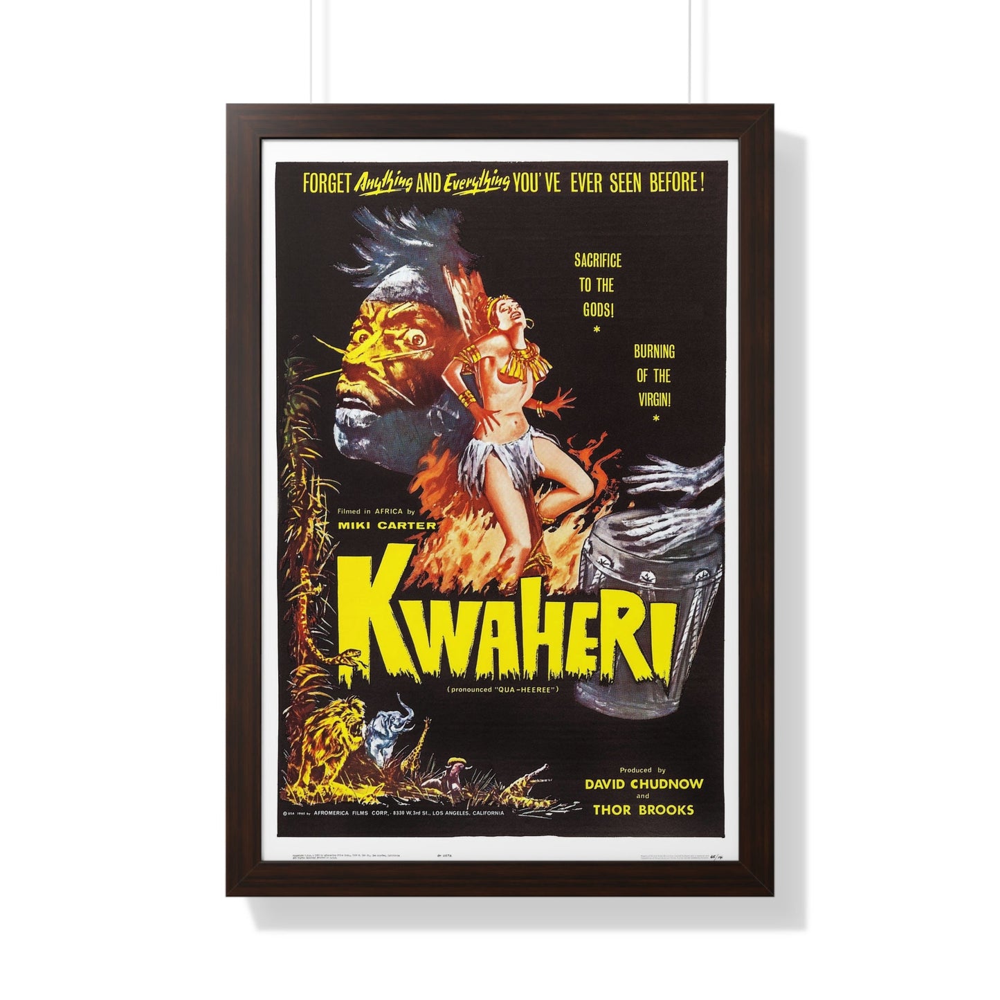 KWAHERI 1964 - Framed Movie Poster-20" x 30"-The Sticker Space