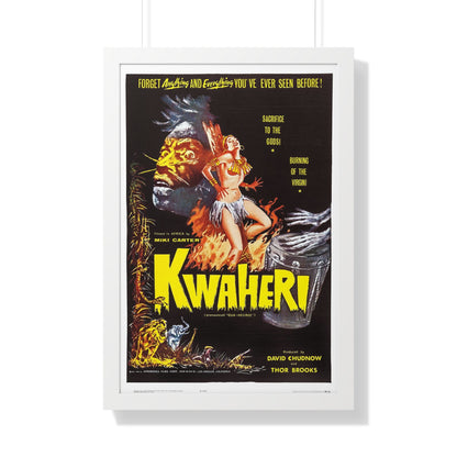 KWAHERI 1964 - Framed Movie Poster-20" x 30"-The Sticker Space