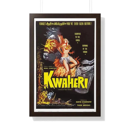 KWAHERI 1964 - Framed Movie Poster - The Sticker Space