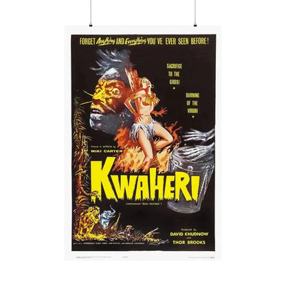 KWAHERI 1964 - Paper Movie Poster 36" x 54" Matte - The Sticker Space