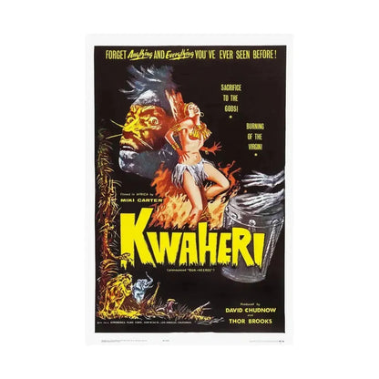 KWAHERI 1964 - Paper Movie Poster - The Sticker Space