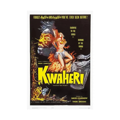 KWAHERI 1964 - Paper Movie Poster - The Sticker Space