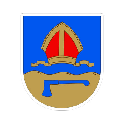 Köyliö.vaakuna (Finland) (Coat of Arms) STICKER Vinyl Kiss-Cut Decal 3 Inch White - The Sticker Space