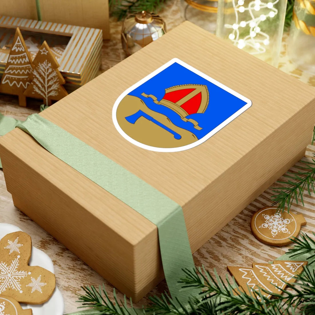 Köyliö.vaakuna (Finland) (Coat of Arms) STICKER Vinyl Kiss-Cut Decal - The Sticker Space