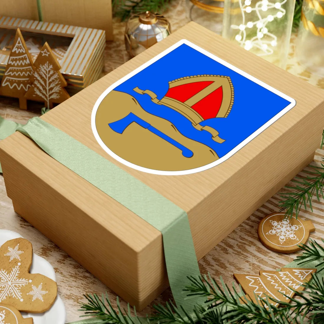 Köyliö.vaakuna (Finland) (Coat of Arms) STICKER Vinyl Kiss-Cut Decal - The Sticker Space