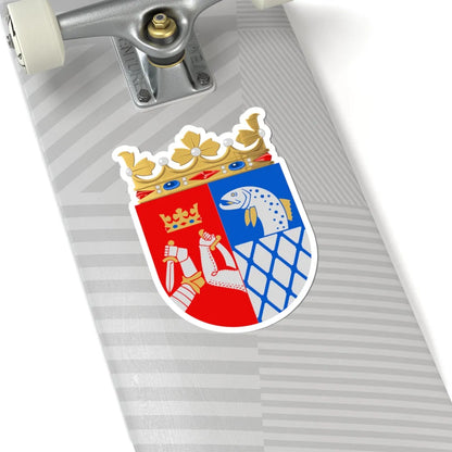 Kymen lääni.vaakuna (Finland) (Coat of Arms) STICKER Vinyl Kiss-Cut Decal - The Sticker Space