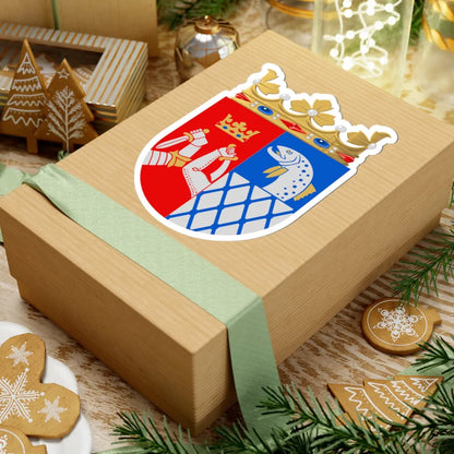 Kymen lääni.vaakuna (Finland) (Coat of Arms) STICKER Vinyl Kiss-Cut Decal - The Sticker Space