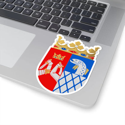 Kymen lääni.vaakuna (Finland) (Coat of Arms) STICKER Vinyl Kiss-Cut Decal - The Sticker Space
