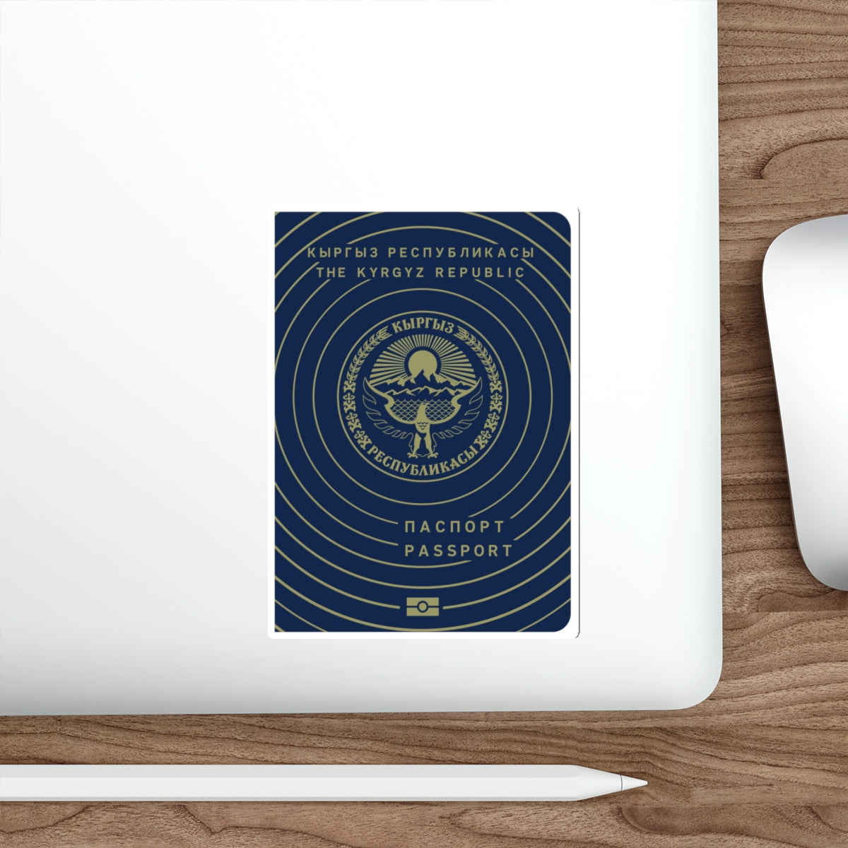 Kyrgyzstan Passport STICKER Vinyl Die-Cut Decal-The Sticker Space