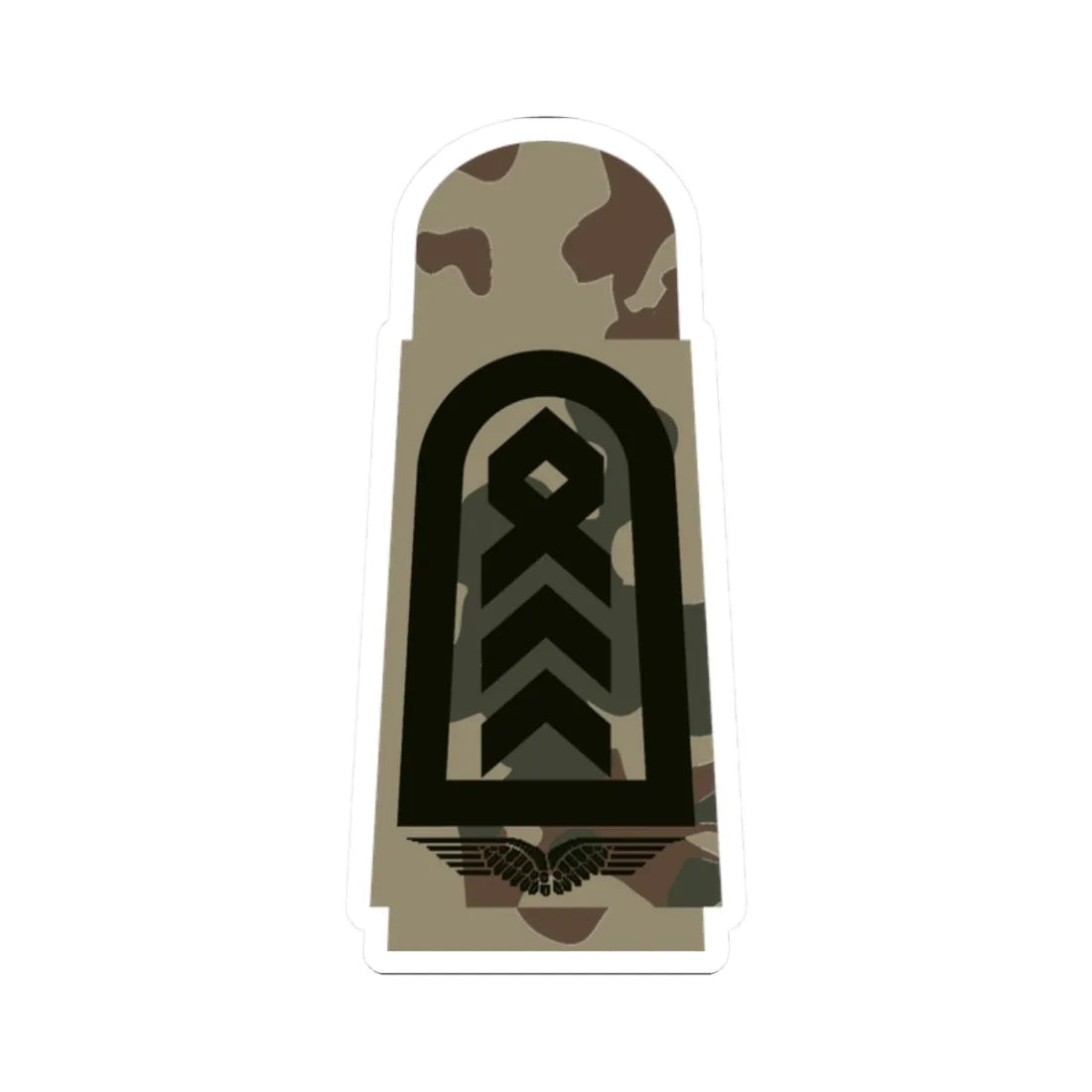 LA 3S3 35 Oberstabsfeldwebel (Military Rank) STICKER Vinyl Kiss-Cut Decal 2 Inch White - The Sticker Space