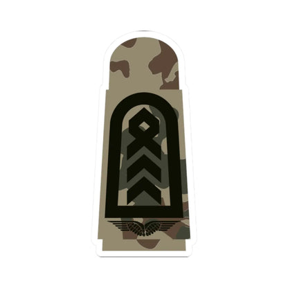 LA 3S3 35 Oberstabsfeldwebel (Military Rank) STICKER Vinyl Kiss-Cut Decal 2 Inch White - The Sticker Space
