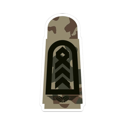 LA 3S3 35 Oberstabsfeldwebel (Military Rank) STICKER Vinyl Kiss-Cut Decal 3 Inch White - The Sticker Space