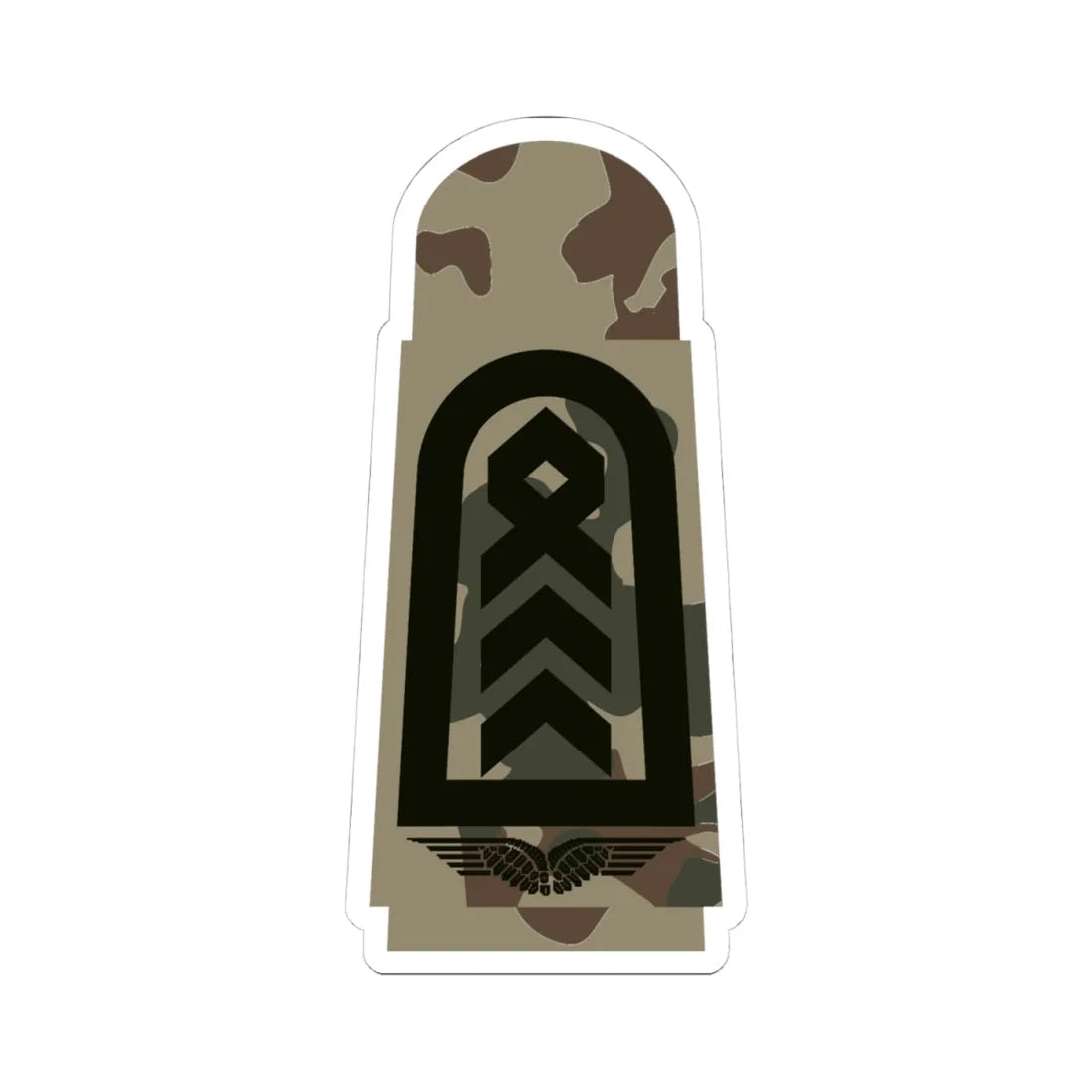 LA 3S3 35 Oberstabsfeldwebel (Military Rank) STICKER Vinyl Kiss-Cut Decal 4 Inch White - The Sticker Space