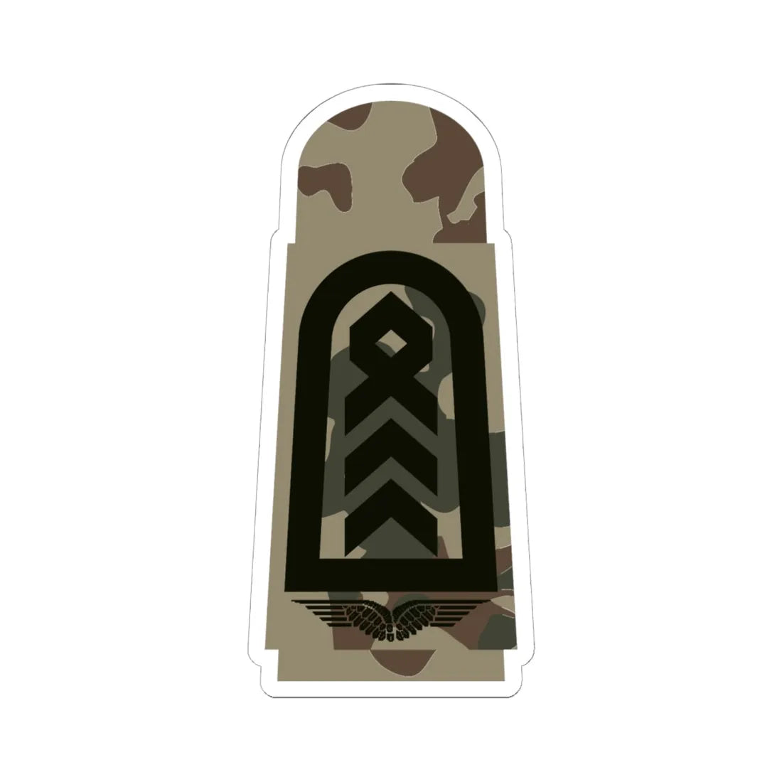 LA 3S3 35 Oberstabsfeldwebel (Military Rank) STICKER Vinyl Kiss-Cut Decal 6 Inch White - The Sticker Space