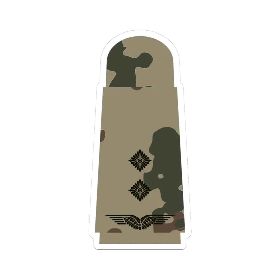 LA 3S3 42 Oberleutnant (Military Rank) STICKER Vinyl Kiss-Cut Decal 3 Inch White - The Sticker Space
