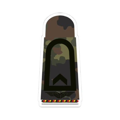 LA 5S5 31a Fähnrich d.R. (Military Rank) STICKER Vinyl Kiss-Cut Decal 4 Inch White - The Sticker Space