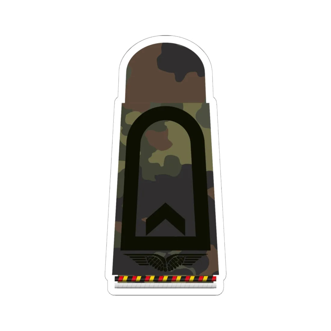 LA 5S5 31a Fähnrich d.R. (Military Rank) STICKER Vinyl Kiss-Cut Decal 6 Inch White - The Sticker Space