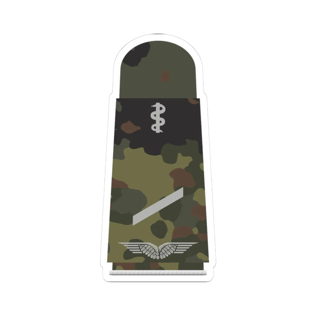 LA 5W5 12 Gefreiter SanOA HMx L (Military Rank) STICKER Vinyl Kiss-Cut Decal 3 Inch White - The Sticker Space