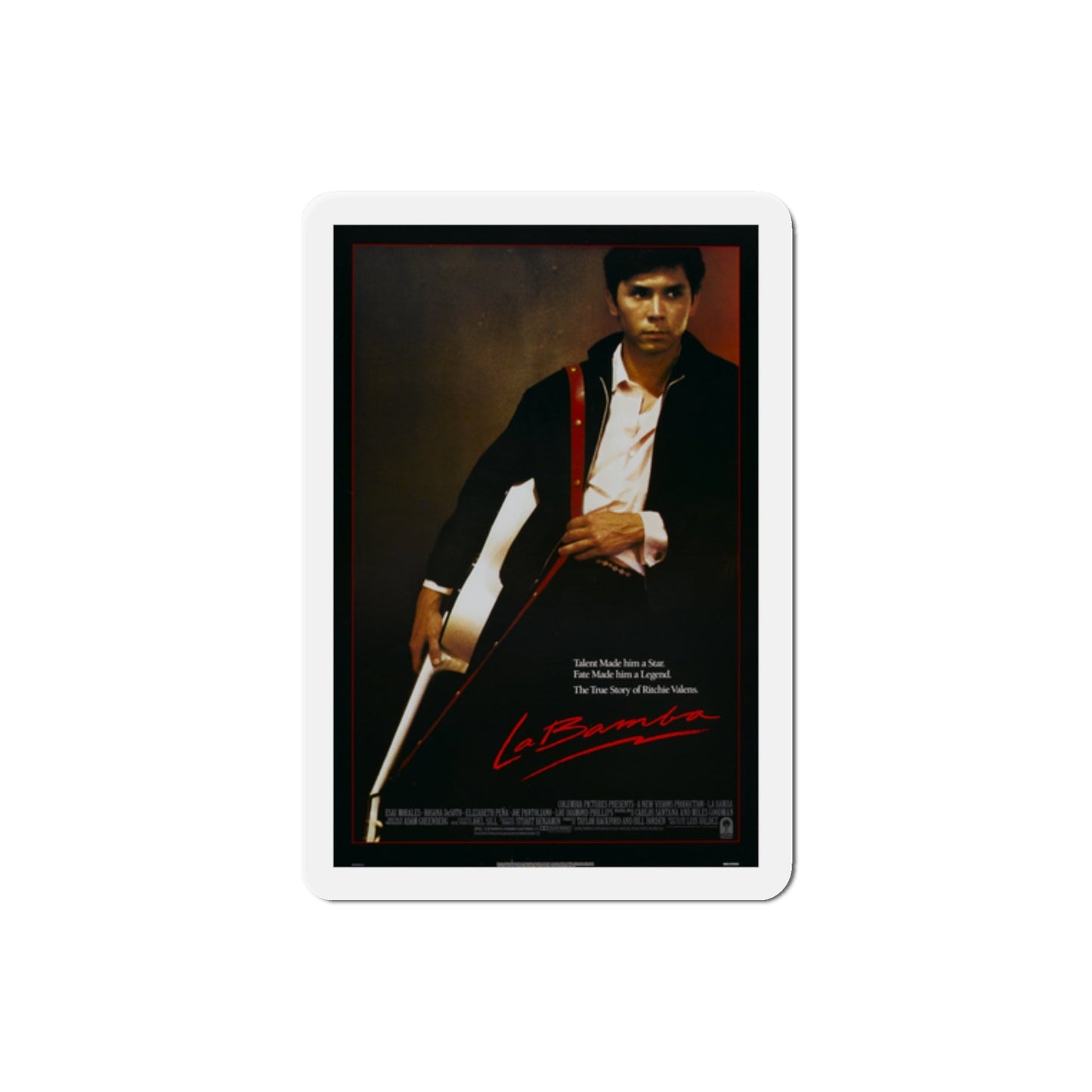 La Bamba 1987 Movie Poster Die-Cut Magnet-2" x 2"-The Sticker Space