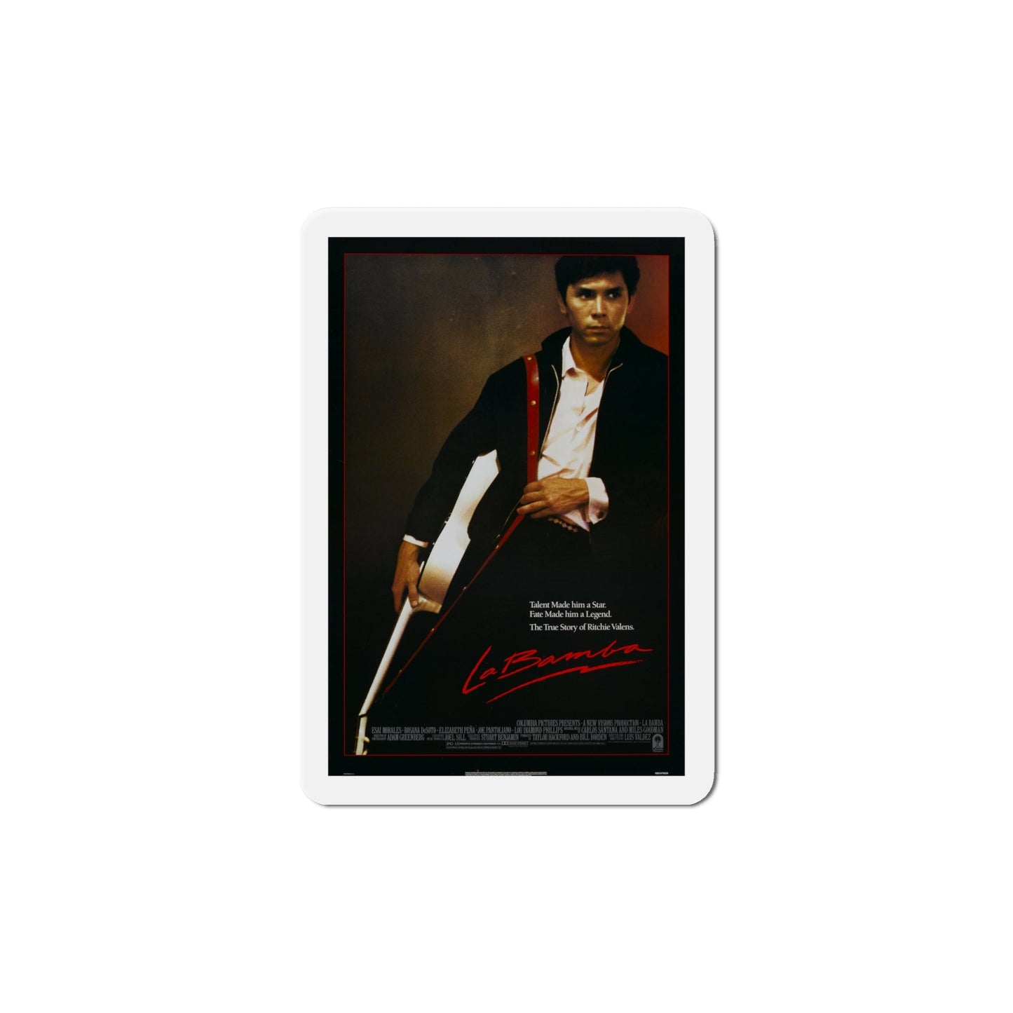 La Bamba 1987 Movie Poster Die-Cut Magnet-6 × 6"-The Sticker Space