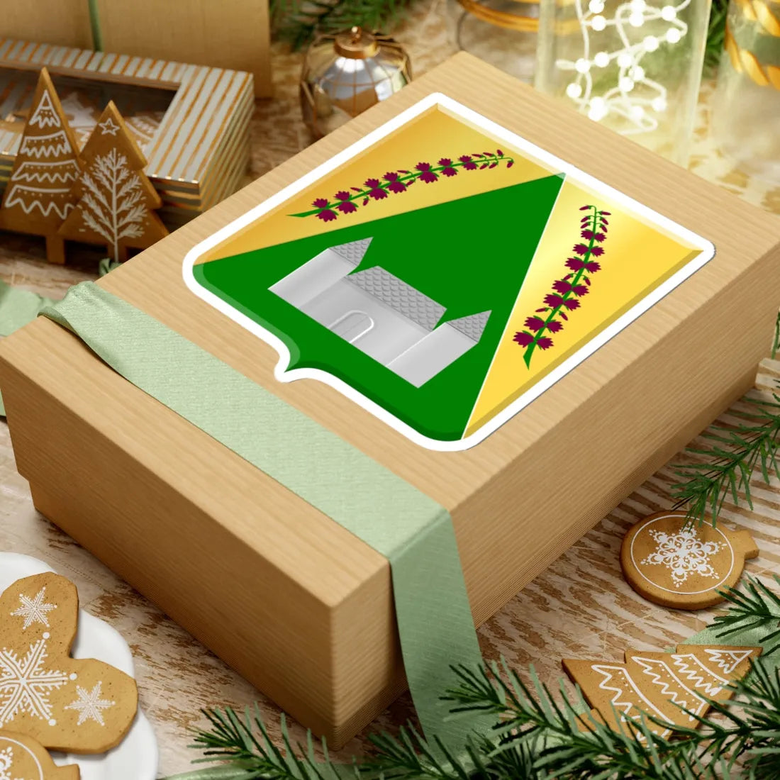 La Bruyère wapen (Belgium) (Coat of Arms) STICKER Vinyl Kiss-Cut Decal - The Sticker Space