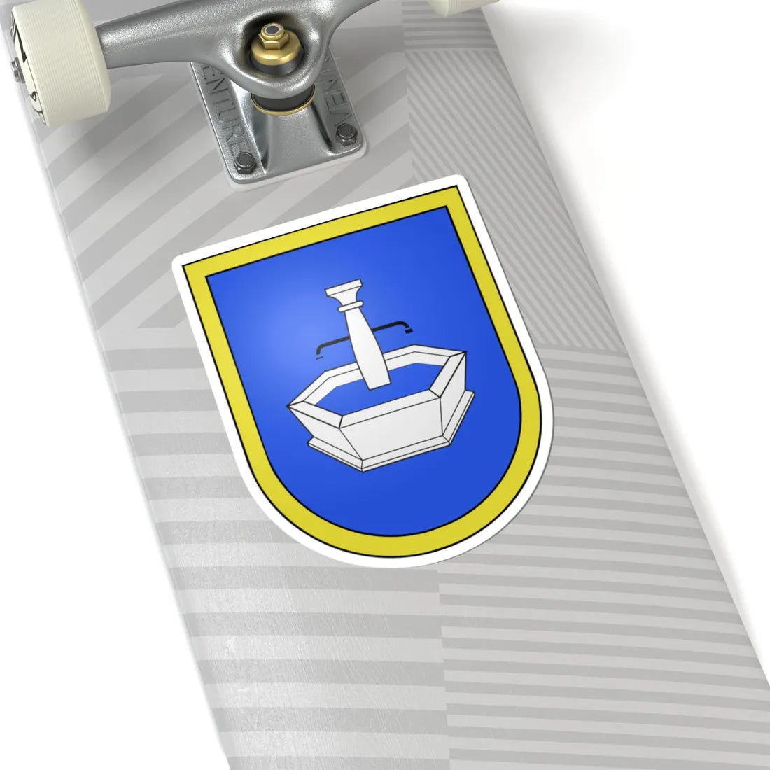 La Brévine-coat of arms (Switzerland) (Coat of Arms) STICKER Vinyl Kiss-Cut Decal - The Sticker Space