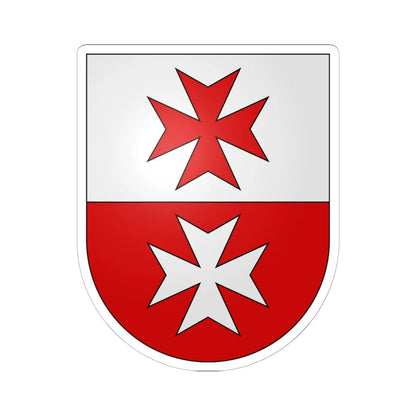 La Chaux-coat of arms (Switzerland) (Coat of Arms) STICKER Vinyl Kiss-Cut Decal 6 Inch White - The Sticker Space