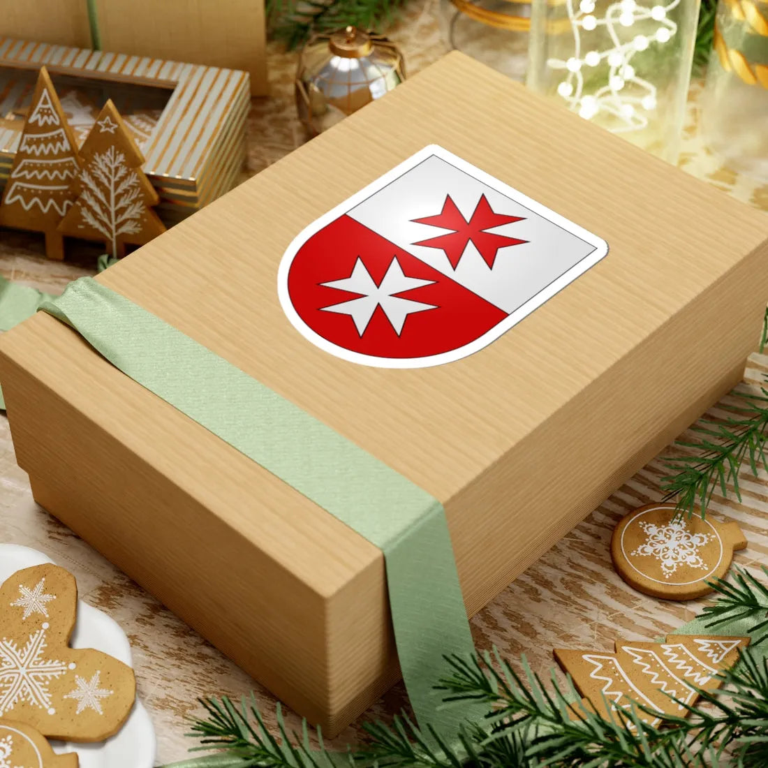 La Chaux-coat of arms (Switzerland) (Coat of Arms) STICKER Vinyl Kiss-Cut Decal - The Sticker Space